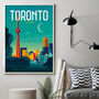 Toronto Art Print, thumbnail 4 of 4