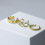 Gold Colour Sterling Silver Ear Cuffs, thumbnail 3 of 10