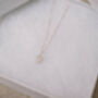 Tiny Cowrie Shell Necklace, thumbnail 4 of 4
