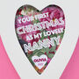 Personalised Nanny First Christmas Heart, thumbnail 4 of 6