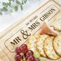 Personalised 'Mr And Mrs' Laser Engraved Chopping Board, thumbnail 2 of 7