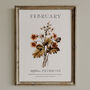 Birth Flower Print 'Primrose' For February, thumbnail 8 of 9