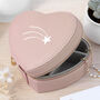 Shooting Star Pink Heart Travel Jewellery Case, thumbnail 1 of 10