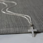 Personalised Men's Sterling Silver Cross And Chain, thumbnail 7 of 7