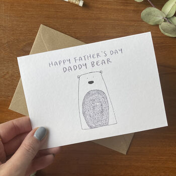 Happy Father's Day Daddy Bear Card, 2 of 5