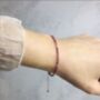 Skinny Ruby Bracelet In Gold Or Silver, thumbnail 8 of 12