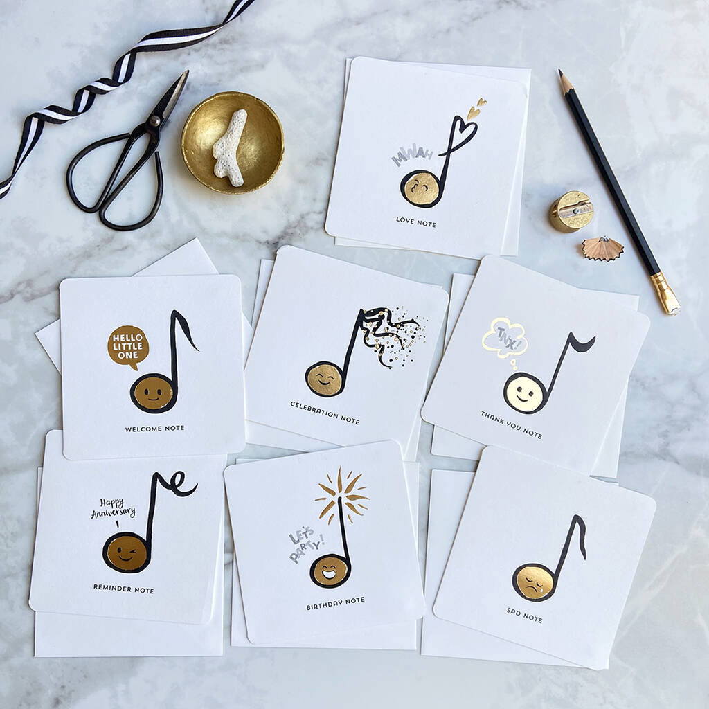 10 Luxury Greeting Cards For Musicians And Music Lovers By Spots and ...