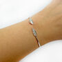 Feather Lightweight Bangle In Silver And Gold Plated Or Sterling Silver, thumbnail 7 of 7