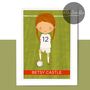 Personalised Girl Footballer, thumbnail 4 of 4