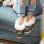 Sen Turquoise Sheepers Slippers, thumbnail 2 of 10