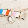 Thurlestone Rainbow Striped Bow Tie And Collar, thumbnail 6 of 6