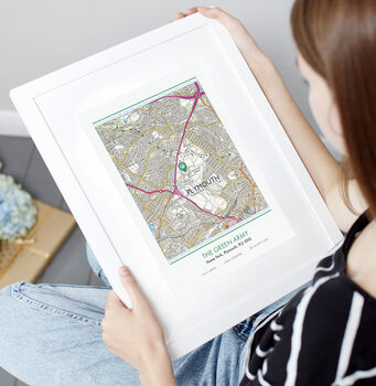 Favourite Football Club Personalised Map Print, 3 of 8