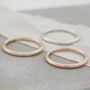 9ct Gold Halo Ring. Stackable Ring, thumbnail 3 of 10