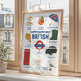 Best Of British Travel Poster, thumbnail 5 of 6