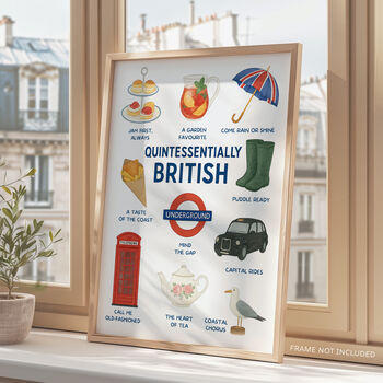 Best Of British Travel Poster, 5 of 6