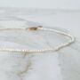 Pearl Skinny Gemstone Beaded Necklace, thumbnail 5 of 8