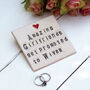 Boyfriend To Husband Ceramic Coaster Engagement Gift, thumbnail 3 of 4