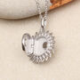 Personalised Sterling Silver Sun Locket, thumbnail 4 of 6