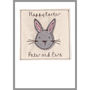 Personalised Bunny Rabbit Anniversary Card, thumbnail 7 of 12