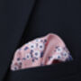 Wedding Handmade 100% Cotton Floral Print Tie In Pink, thumbnail 2 of 6