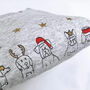 Embroidered 'Santa Paws' Christmas Jumper, thumbnail 3 of 5