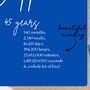 Sparkly Sapphire Anniversary Heart Card, thumbnail 5 of 12