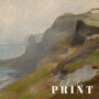 French Coastal Fine Art Print Circa 1850s, thumbnail 2 of 12