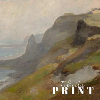 French Coastal Fine Art Print Circa 1850s, 2 of 12