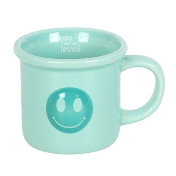 You Are So Loved Happy Face Mug, 2 of 4