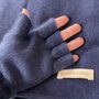 Cashmere Fingerless Gloves, thumbnail 2 of 5
