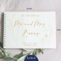 Personalised Delicate Floral Wedding Guest Book, thumbnail 5 of 5