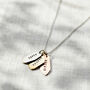 Personalised Mixed Gold Organic Tag Necklace, thumbnail 1 of 8