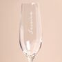Personalised Name Champagne Glass, thumbnail 2 of 3