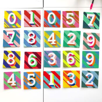 Number Tapestry Kits, 5 of 12