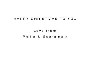 Nautical Semaphore Flags Christmas Card, 2 of 2