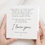 Personalised Birthday Card For Boyfriend Or Husband, thumbnail 1 of 7