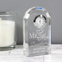 Personalised Mr And Mrs Crystal Clock – Wedding Or Anniversary Gift For Couples, thumbnail 1 of 2