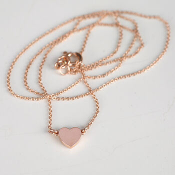 Little Gold Heart Necklace, 2 of 5