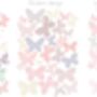 Patterned Butterfly Fabric Wall Stickers, thumbnail 3 of 3
