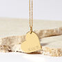 Personalised Special Date Gold Plated Heart Necklace, thumbnail 3 of 12
