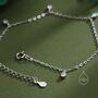 Cz Droplet Bracelet In Sterling Or Gold, thumbnail 6 of 12