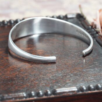 Vintage Sugar Tong Cuff Bangle, 3 of 5
