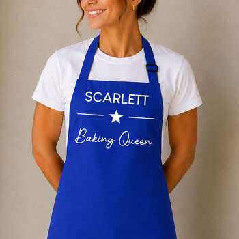 Personalised Star And Message Apron, 5 of 9