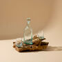 Whisky Decanter And Two Tumblers On Wood, thumbnail 1 of 7