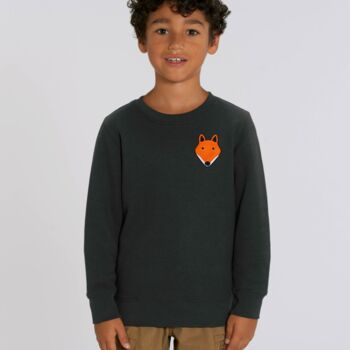 Childrens Eco Friendly Fox Sweatshirt, 6 of 12
