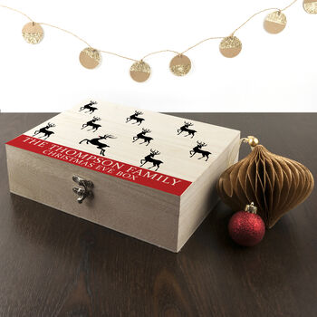 Personalised Reindeer Family Christmas Eve Box, 6 of 6