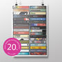20th Birthday 2006 Music Print Personalised Gift, thumbnail 1 of 8