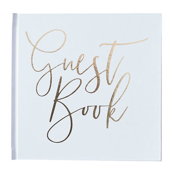 Gold Foiled Wedding Guestbook, 2 of 3