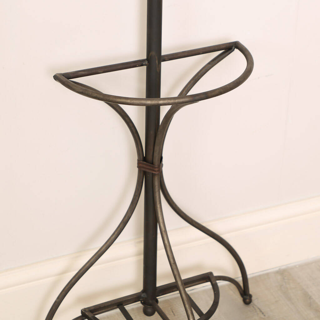 Burghley Traditional Coat Stand With Umbrella Rack By Dibor
