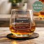 Gifts For Men Personalised Whisky Tumbler For Him, thumbnail 2 of 8